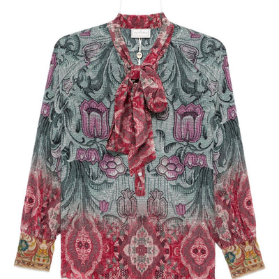 Pierre Louis Mascia Printed silk shirt