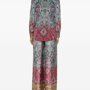 Pierre Louis Mascia Printed silk shirt