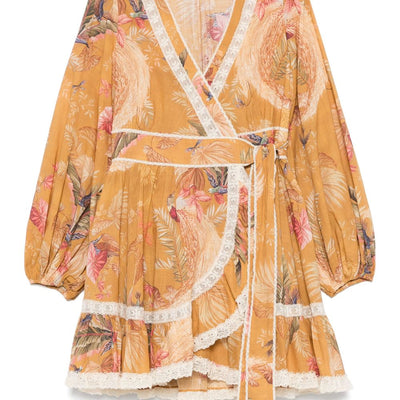 Zimmermann Ascension Ruffle Mini Dress
