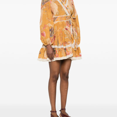 Zimmermann Ascension Ruffle Mini Dress