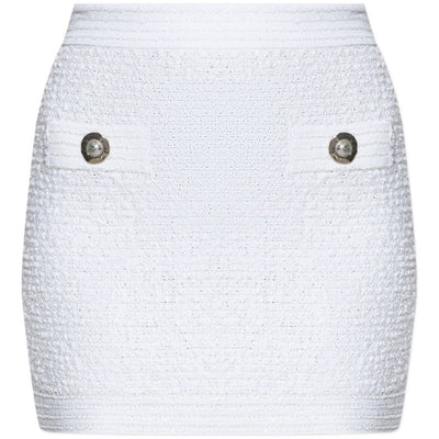 Balmain Tweed Mini Skirt