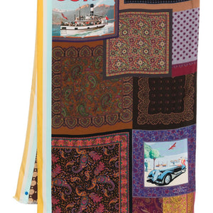 032C Pierre Louis Mascia silk printed scarf