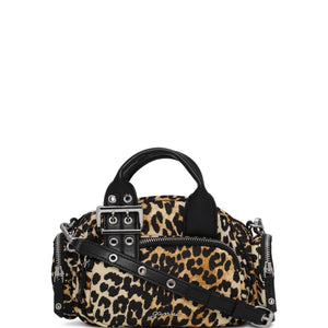 Ganni Nylon small duffle bag