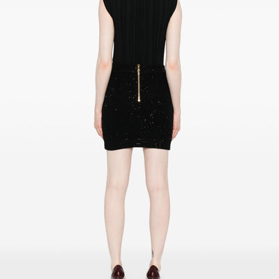 Balmain Tweed Mini Skirt