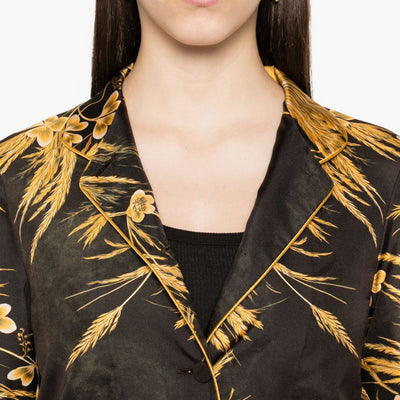 F.R.S . Printed silk shirt