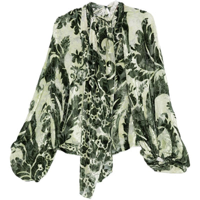 F.R.S . Printed silk blouse