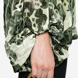 F.R.S . Printed silk blouse