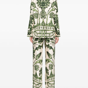F.R.S . Printed silk shirt