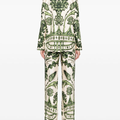 F.R.S . Printed silk shirt