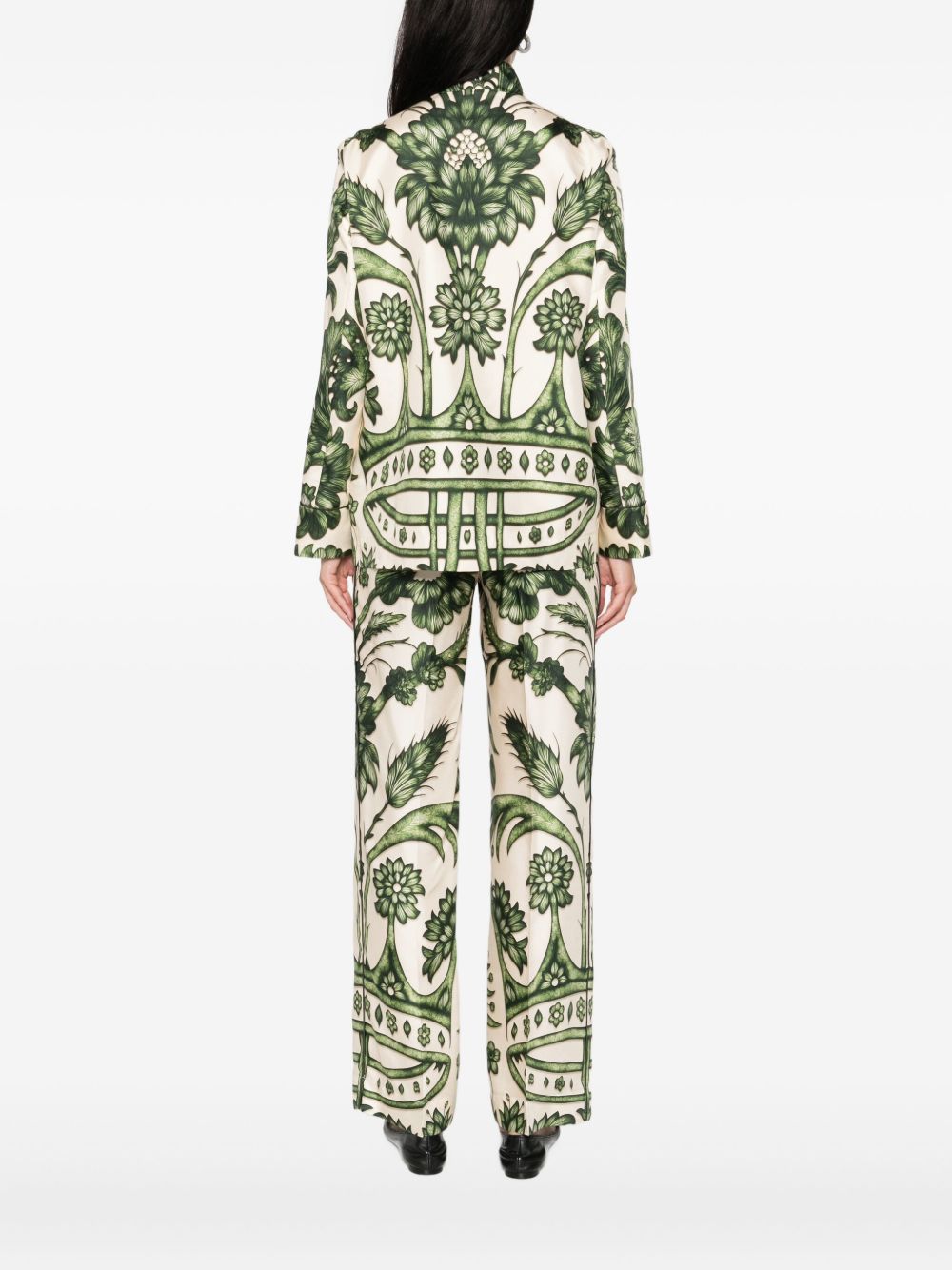 F.R.S . Printed silk shirt