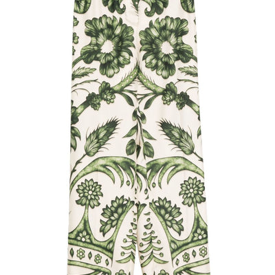 F.R.S . Printed silk trousers