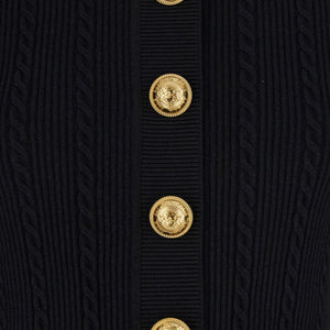 Balmain 4-pocket knitted cardigan