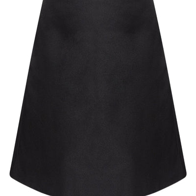Alexander McQueen Satin A-line skirt