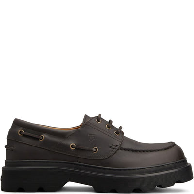 Tod's leather boat shoes