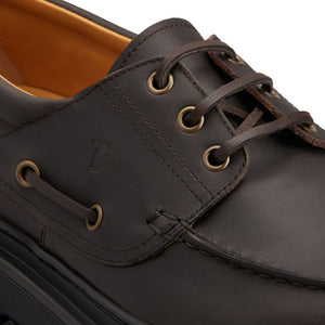 Tod's leather boat shoes