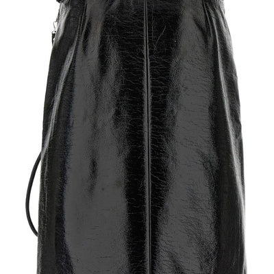 Courreges Pre Vynil midi skirt