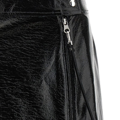 Courreges Pre Vynil midi skirt