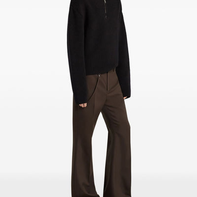Courreges Pre Zipped wool sweater