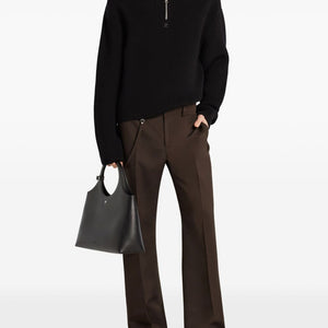 Courreges Pre Zipped wool sweater
