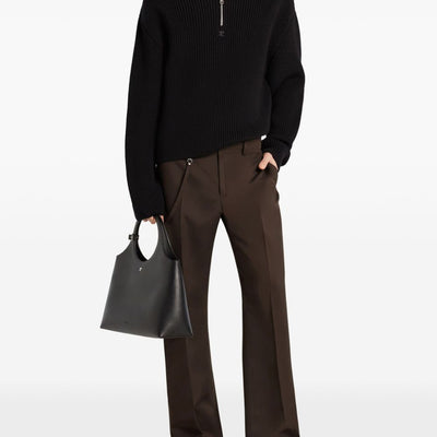 Courreges Pre Zipped wool sweater