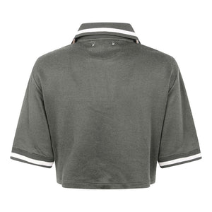 Golden Goose Cotton cropped polo shirt