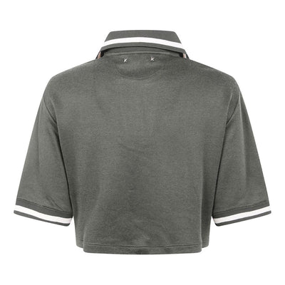 Golden Goose Cotton cropped polo shirt