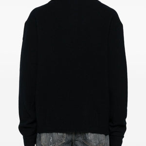 Emporio Armani Half-zip wool sweater