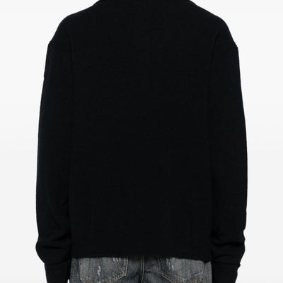 Emporio Armani Half-zip wool sweater