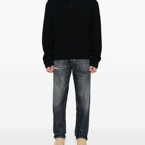 Emporio Armani Half-zip wool sweater