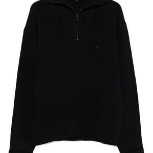 Emporio Armani Half-zip wool sweater
