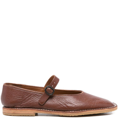 Hereu Brava leather ballet flats