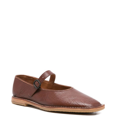 Hereu Brava leather ballet flats