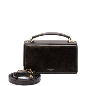 Golden Goose Venezia Bag in boarded leather with gold details