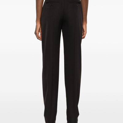 Alexander McQueen Pressed-crease tailored trousers