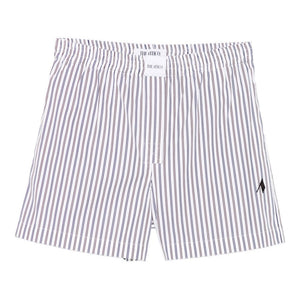 The Attico Striped cotton shorts