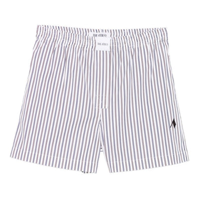 The Attico Striped cotton shorts