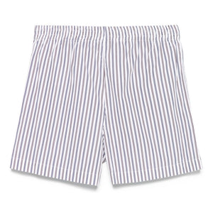 The Attico Striped cotton shorts