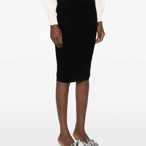 Elisabetta Franchi Knitted midi skirt