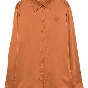 Zimmermann Embroidered silk shirt