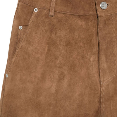 Ami Paris Suede leather trousers