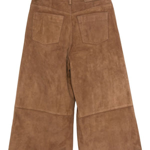 Ami Paris Suede leather trousers