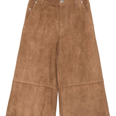 Ami Paris Suede leather trousers