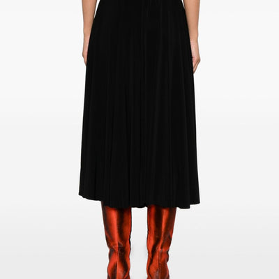 Norma Kamali Pleated midi skirt