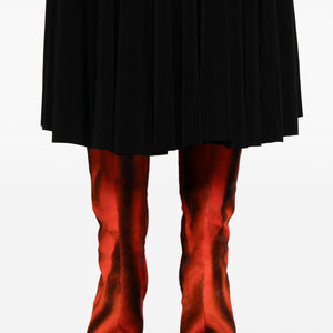 Norma Kamali Pleated midi skirt