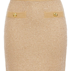Elisabetta Franchi Wool knitted skirt