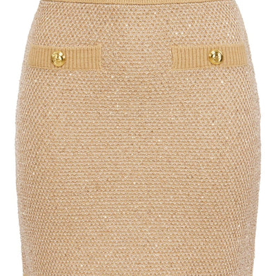 Elisabetta Franchi Wool knitted skirt