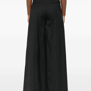 THE LATEST Thelatest Alma wool blend wide-leg trousers