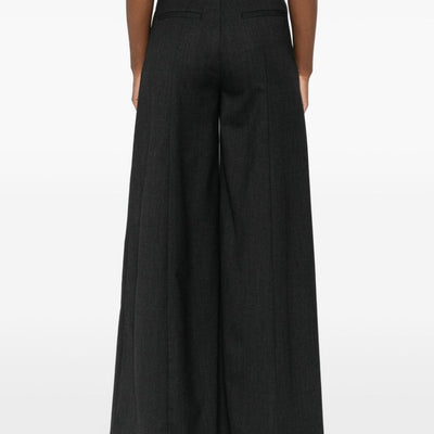 THE LATEST Thelatest Alma wool blend wide-leg trousers