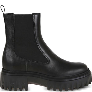 Hogan Pre H700 Black Leather Chelsea Boots.