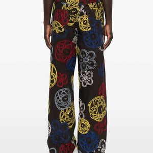 Kenzo Futura Embroidered cotton trousers
